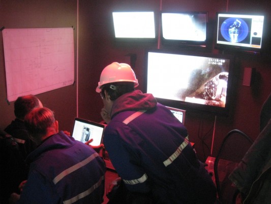 Inside SeaView Systems Control Container